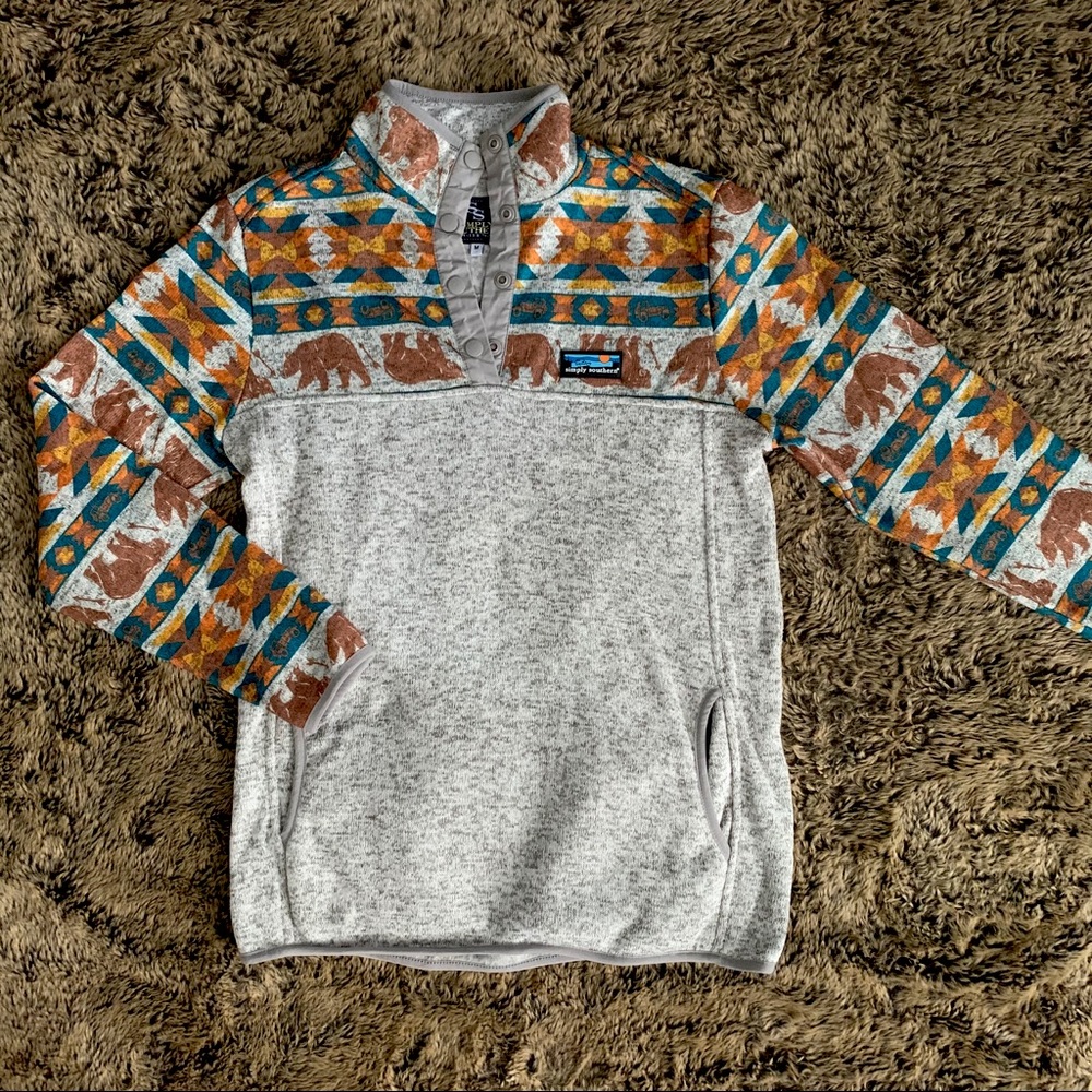 Simply Southern 1/4 Snap Pullover